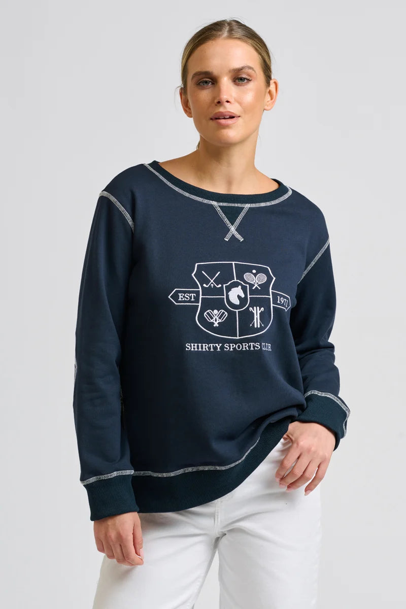 Zippy Classic Zipside Sweatshirt - Navy