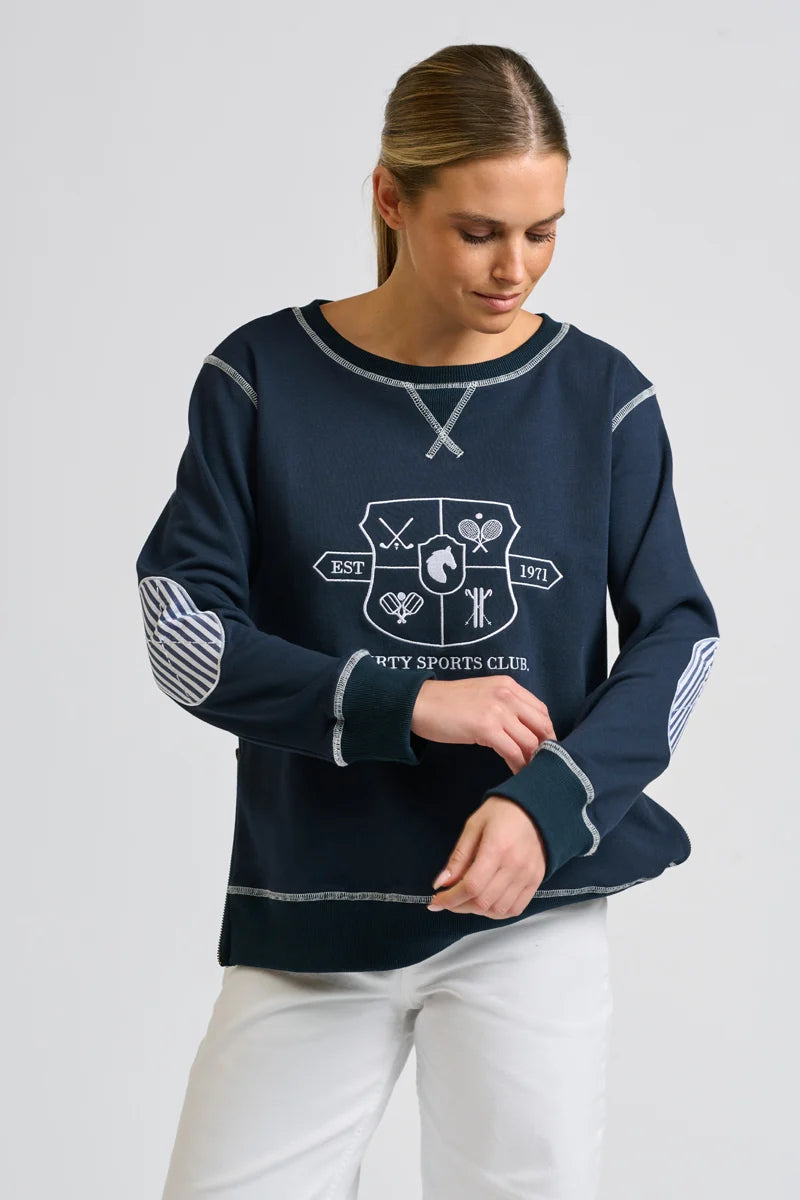 Zippy Classic Zipside Sweatshirt - Navy
