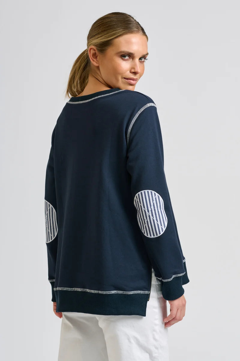 Zippy Classic Zipside Sweatshirt - Navy
