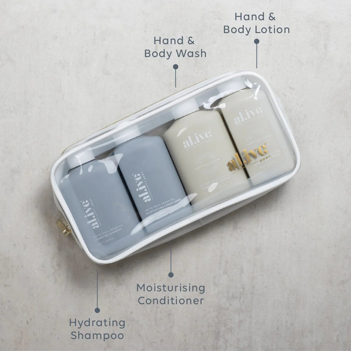 al.ive body - Hair & Body Travel Pack
