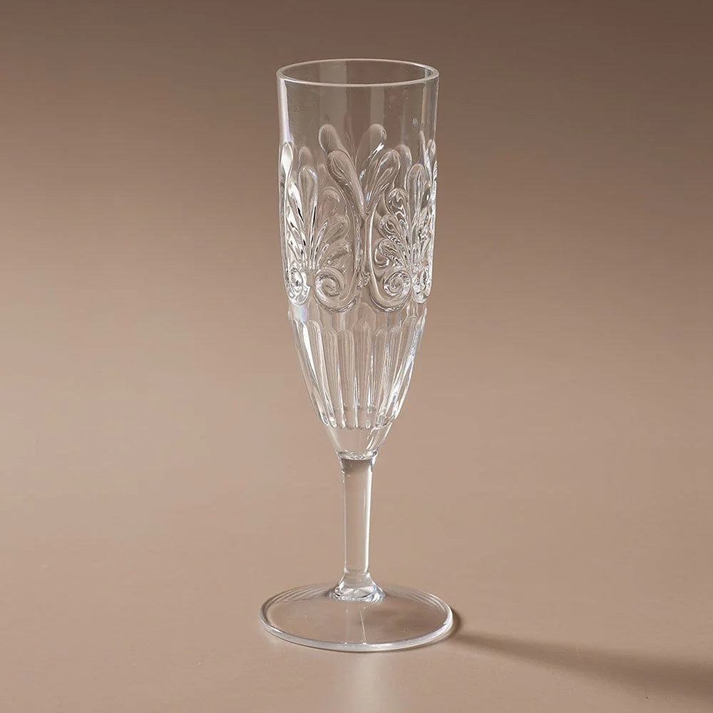 Mill & Hide - Indigo Love - Flemington Champagne Flute - Acrylic