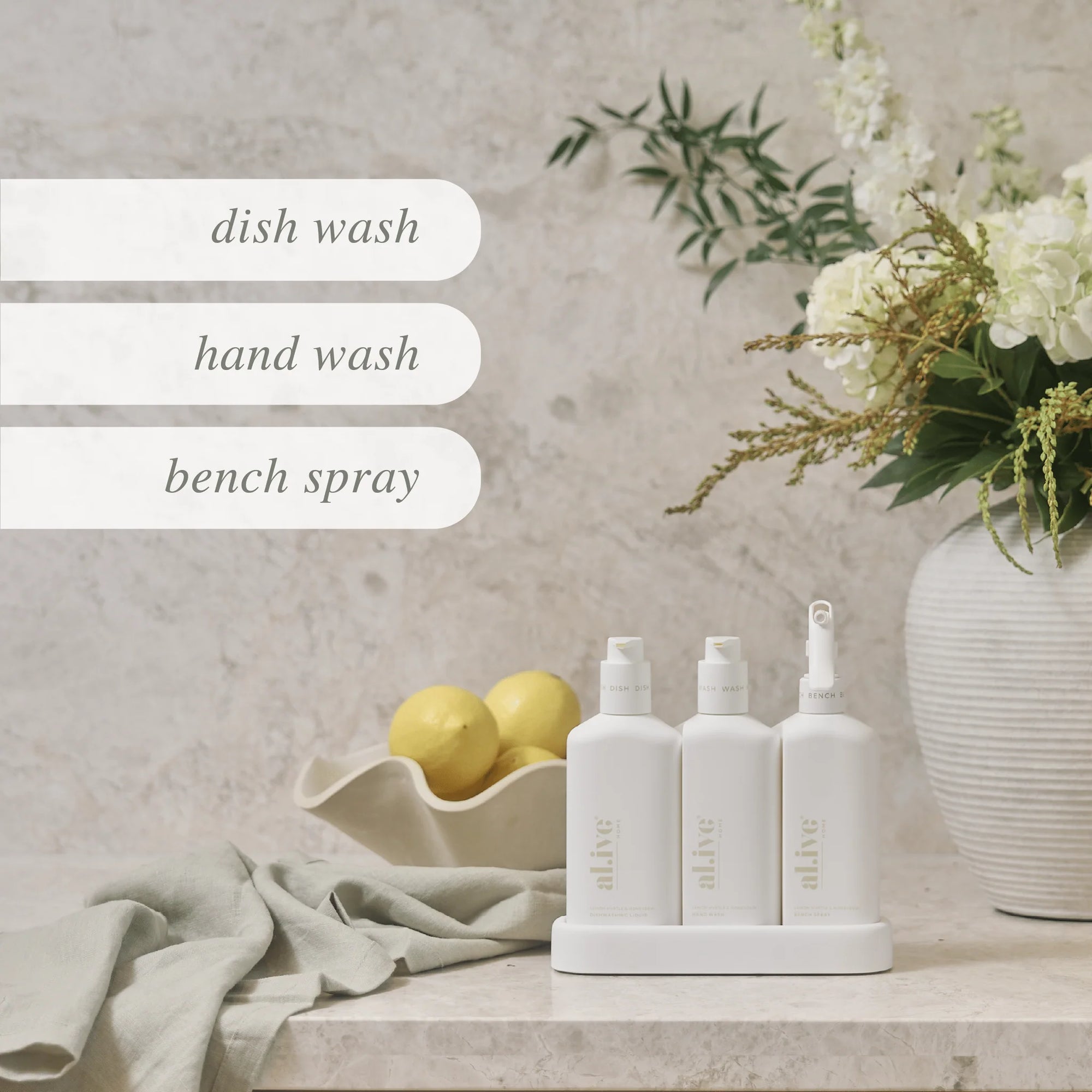 al.ive body - Kitchen Trio - Lemon Myrtle & Honeydew