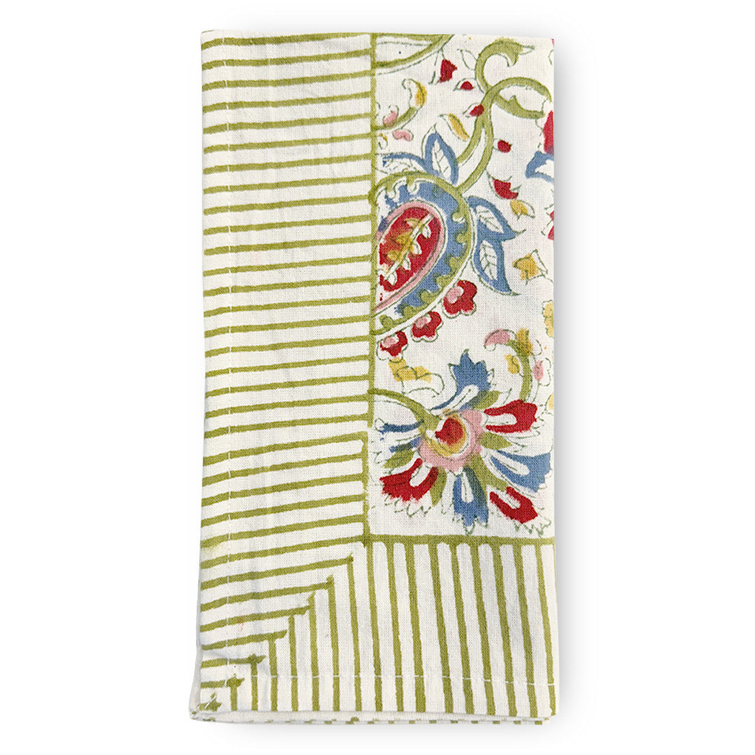 Tableau Paisley Napkin - 4 Pc