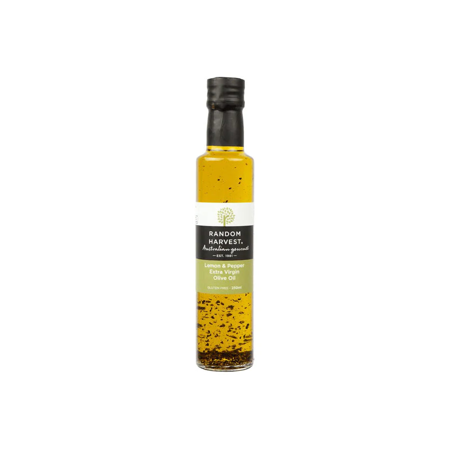 Mill &amp; Hide - Random Harvest - Lemon &amp; Pepper Extra Virgin Olive Oil 250ml
