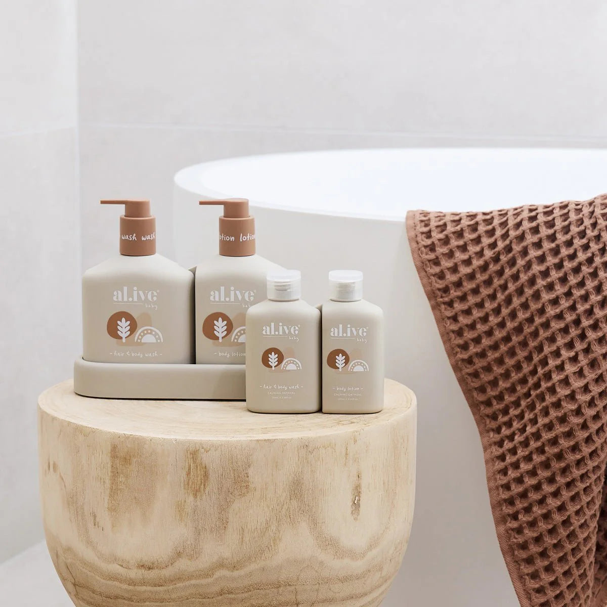 al.ive body - Little Traveller - Wash & Lotion Travel Set
