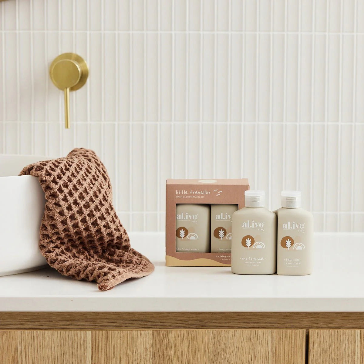 al.ive body - Little Traveller - Wash & Lotion Travel Set