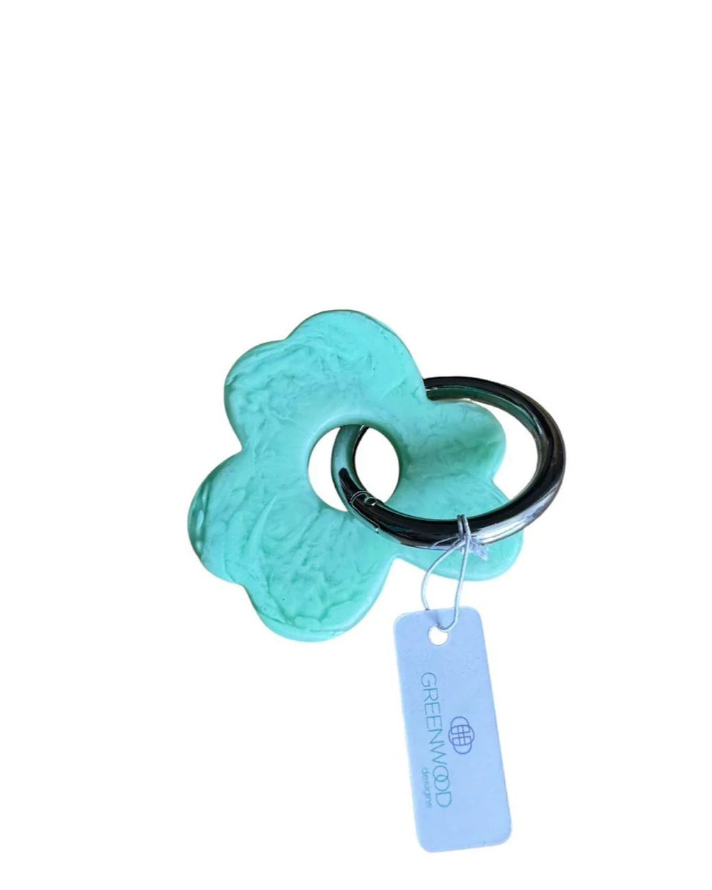 Mill & Hide - Greenwood Designs - Floral Resin Keyring