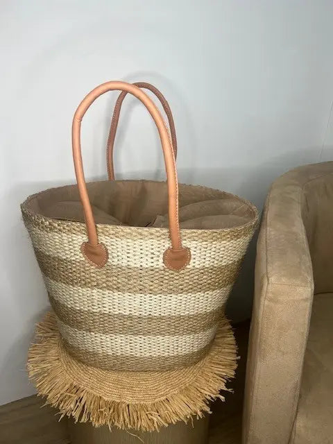 Mill & Hide - Sissy Bags - Large Sisale Basket - Addy