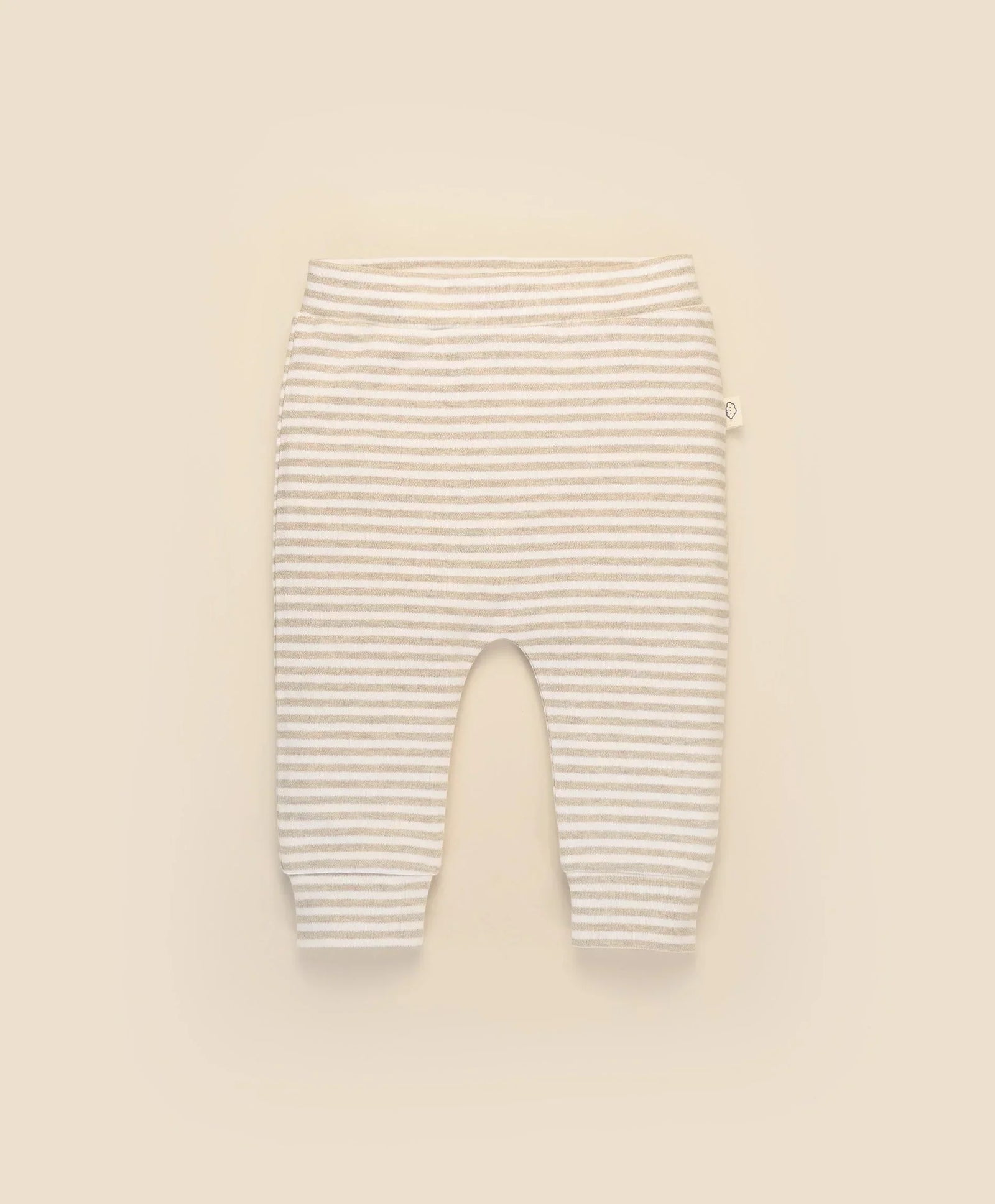Baby Leggings - Oat Stripes