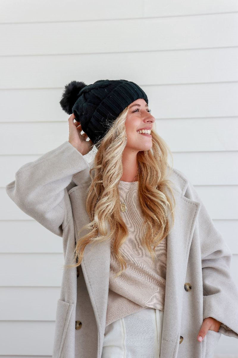 Beanie with Pom Pom