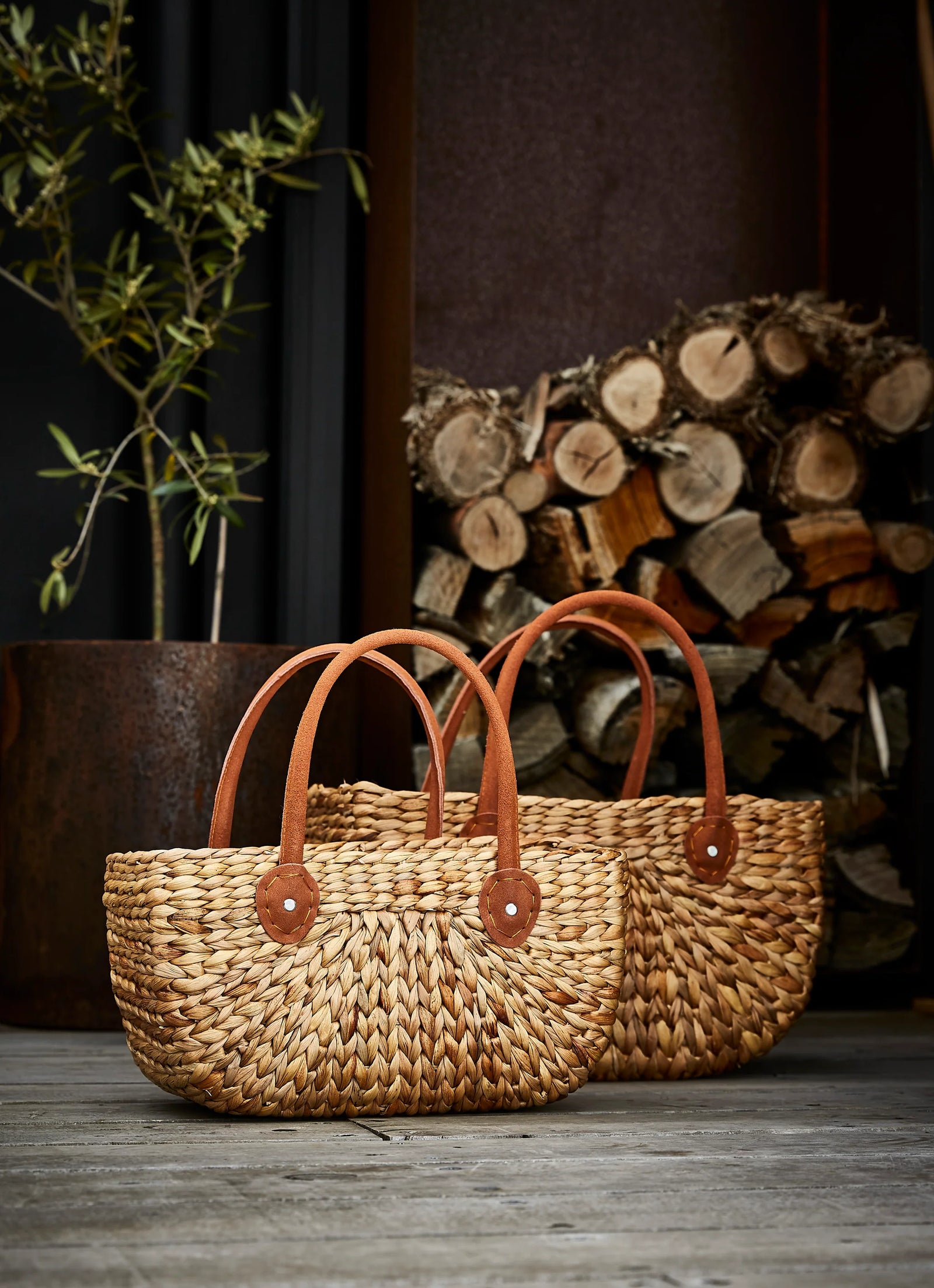 Harvest Basket - Suede