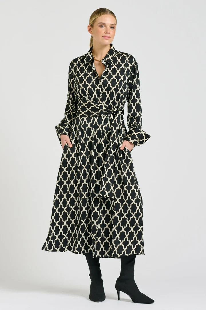 Amelie Shirtdress - Moroccan Print