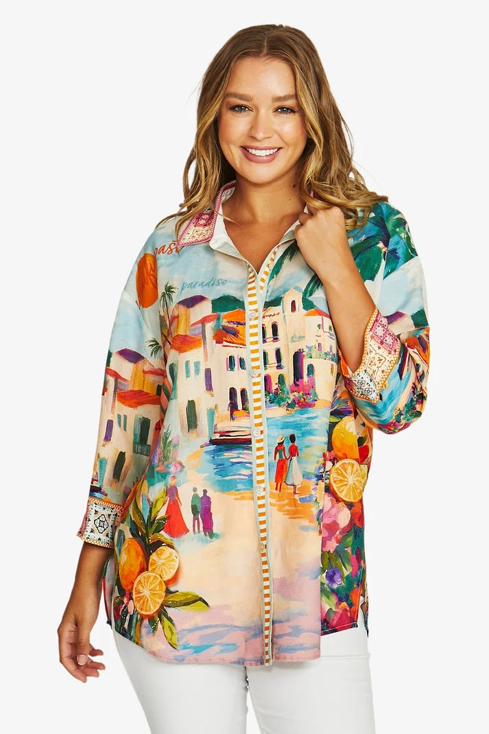 Amalfi Coast Tunic Shirt