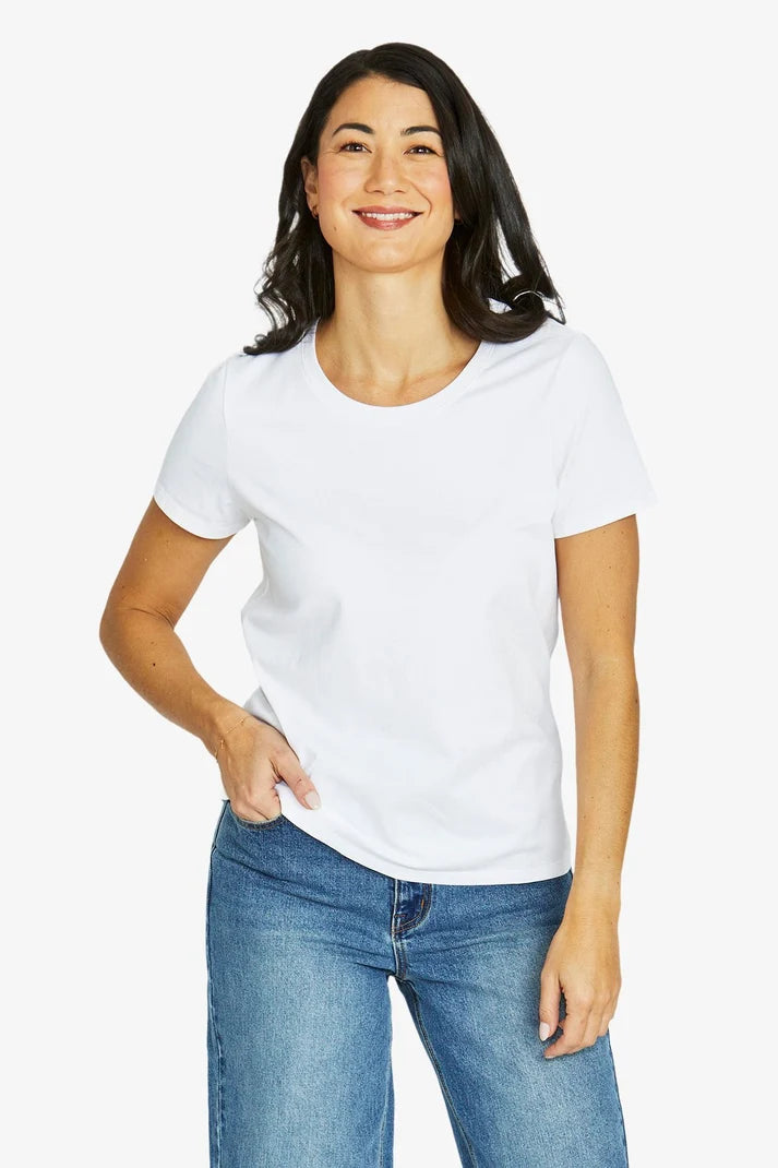 Core Crew S/S Tee - White