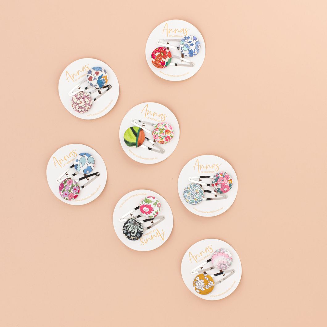 Mill & Hide - Annas of Australia - Liberty Button Clip Set