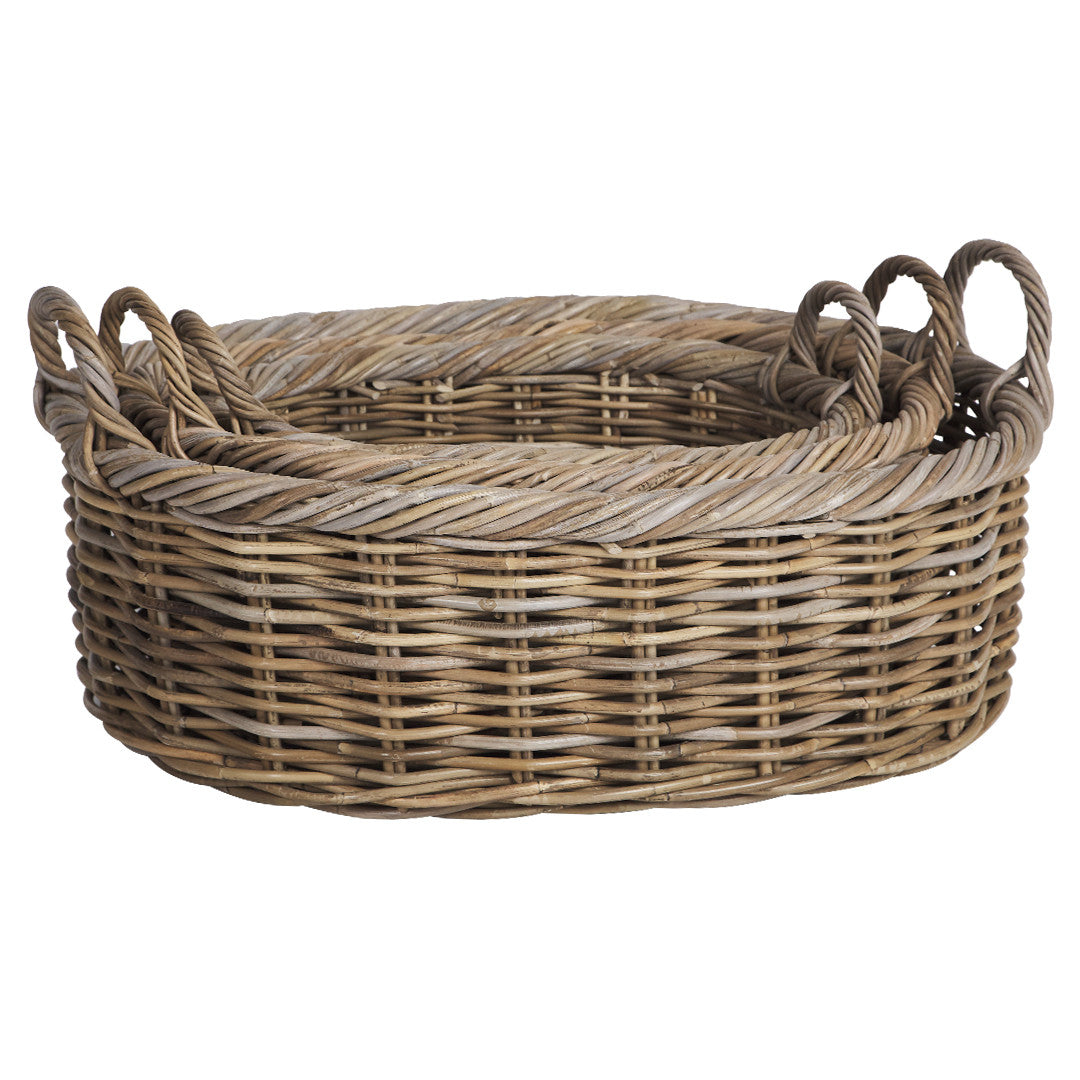 Mill & Hide - Canvas + Sasson - Corbeille Oval Baskets