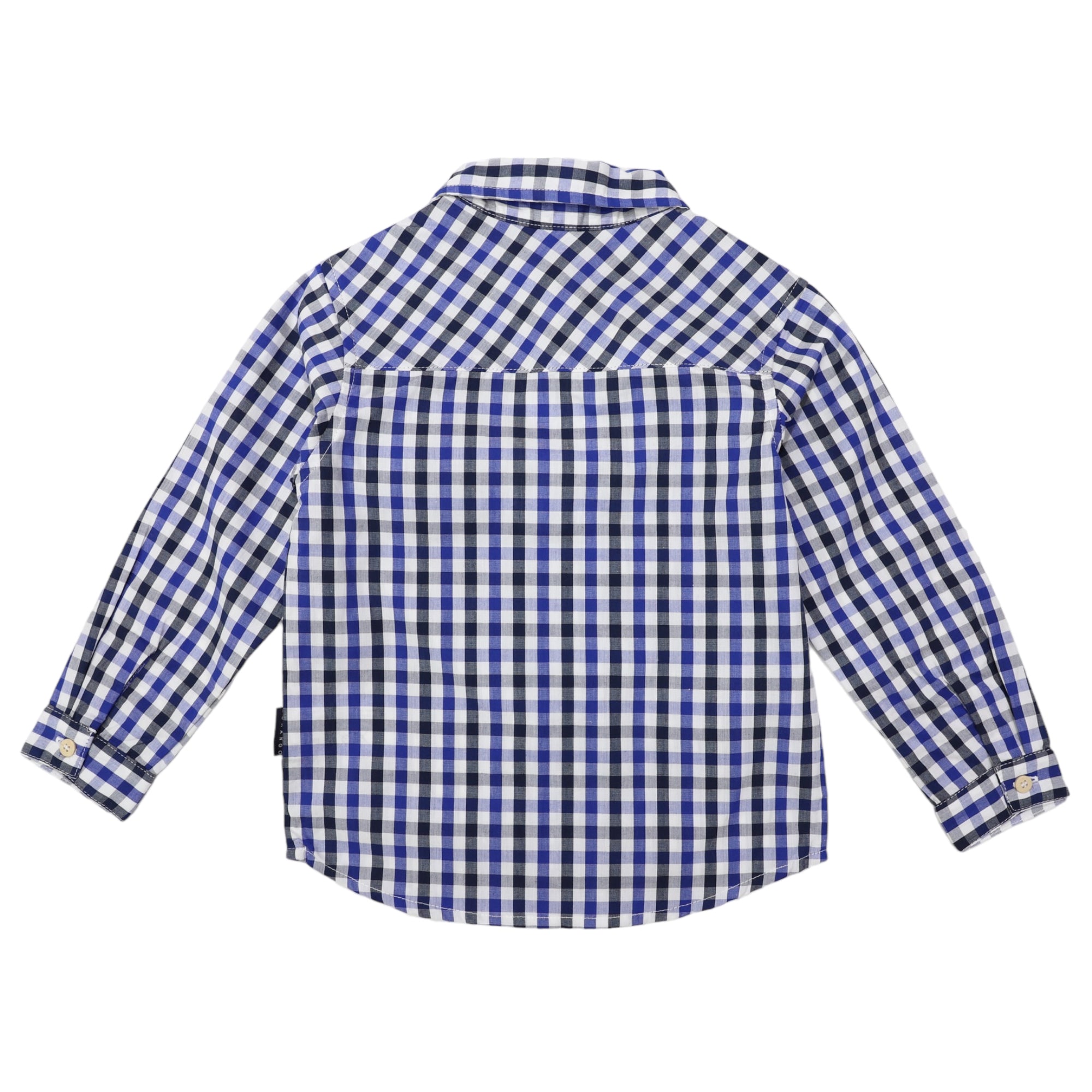 Long Sleeve Shirt Check Design