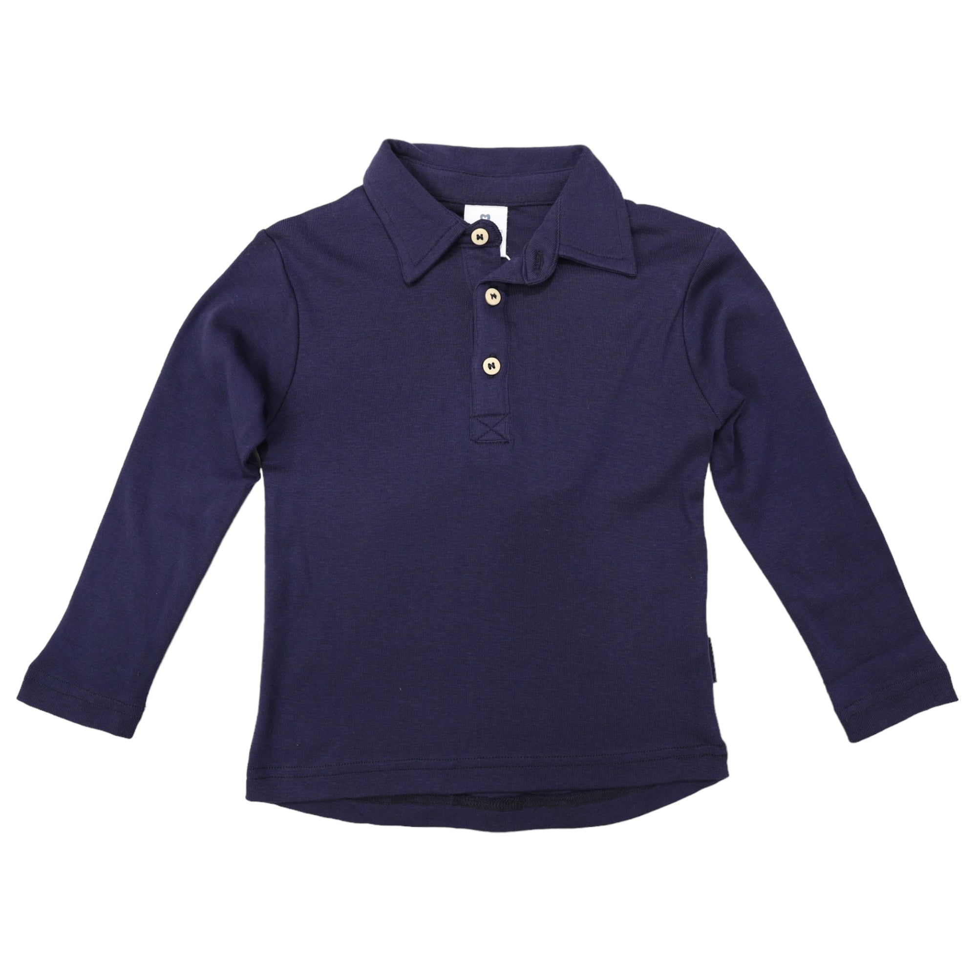 Cotton/Modal Polo - Navy