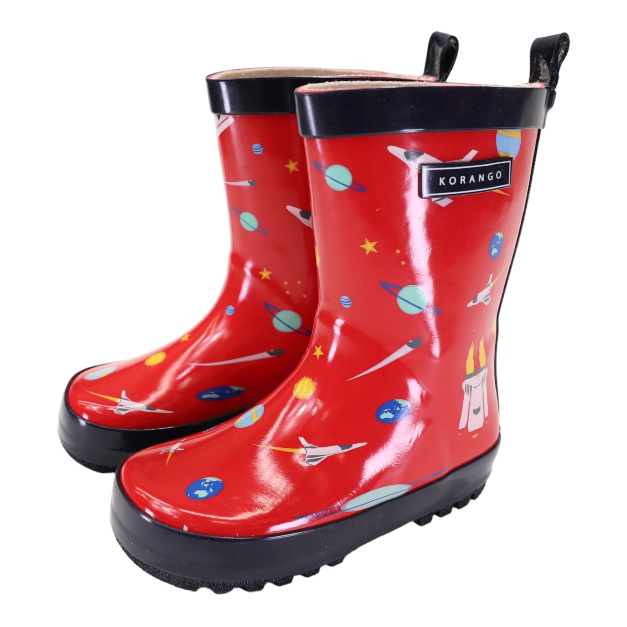 Mill & Hide - Korango - Space Rocket Gumboot - Red