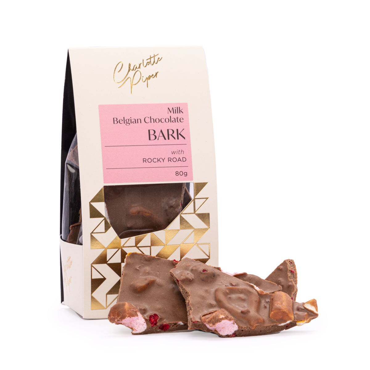 Mill & Hide - Gourmet Brands - Charlotte Piper Milk Chocolate Bark - Biscoff