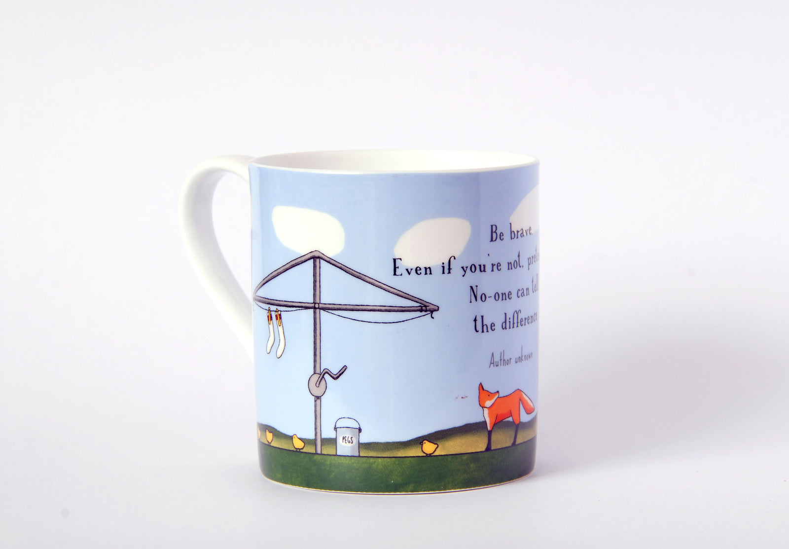 Mill & Hide - Red Tractor Designs - Bone China Cup - Winging It
