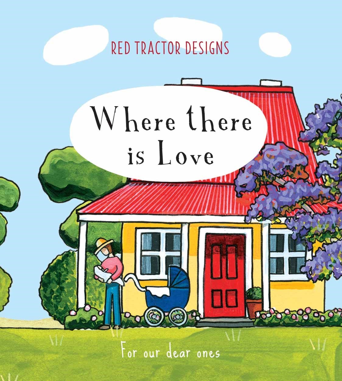 Mill & Hide - Red Tractor Designs - Little Quote Book - Where there is Love