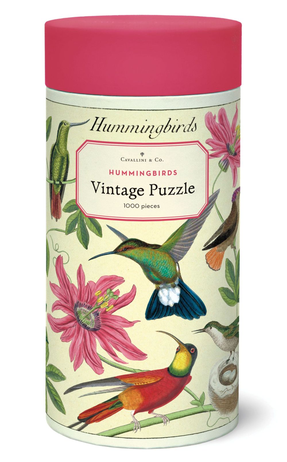 Mill & Hide - Bobangles - Cavallini 1000 Pc Puzzle - Hummingbird