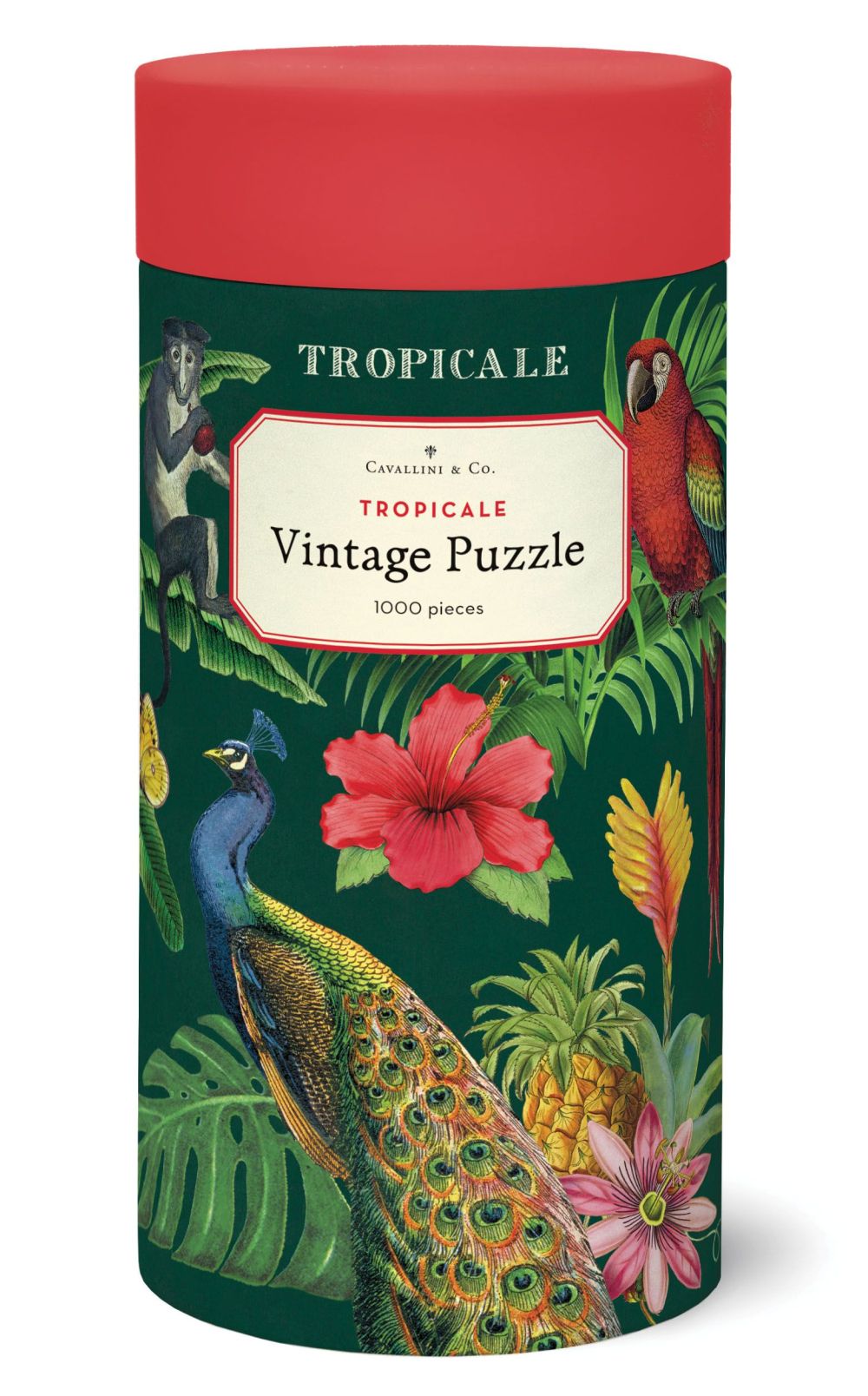 Mill & Hide - Bobangles - Cavallini 1000 Pc Puzzle - Tropicale