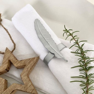 Mill & Hide - Mediterranean Imports - Leaf Napkin Holder