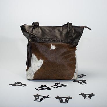 Mill & Hide - Furmoo - Chocolate Detailed Tote