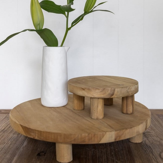 Mill & Hide - Mediterranean Markets - Attic Teak Stand