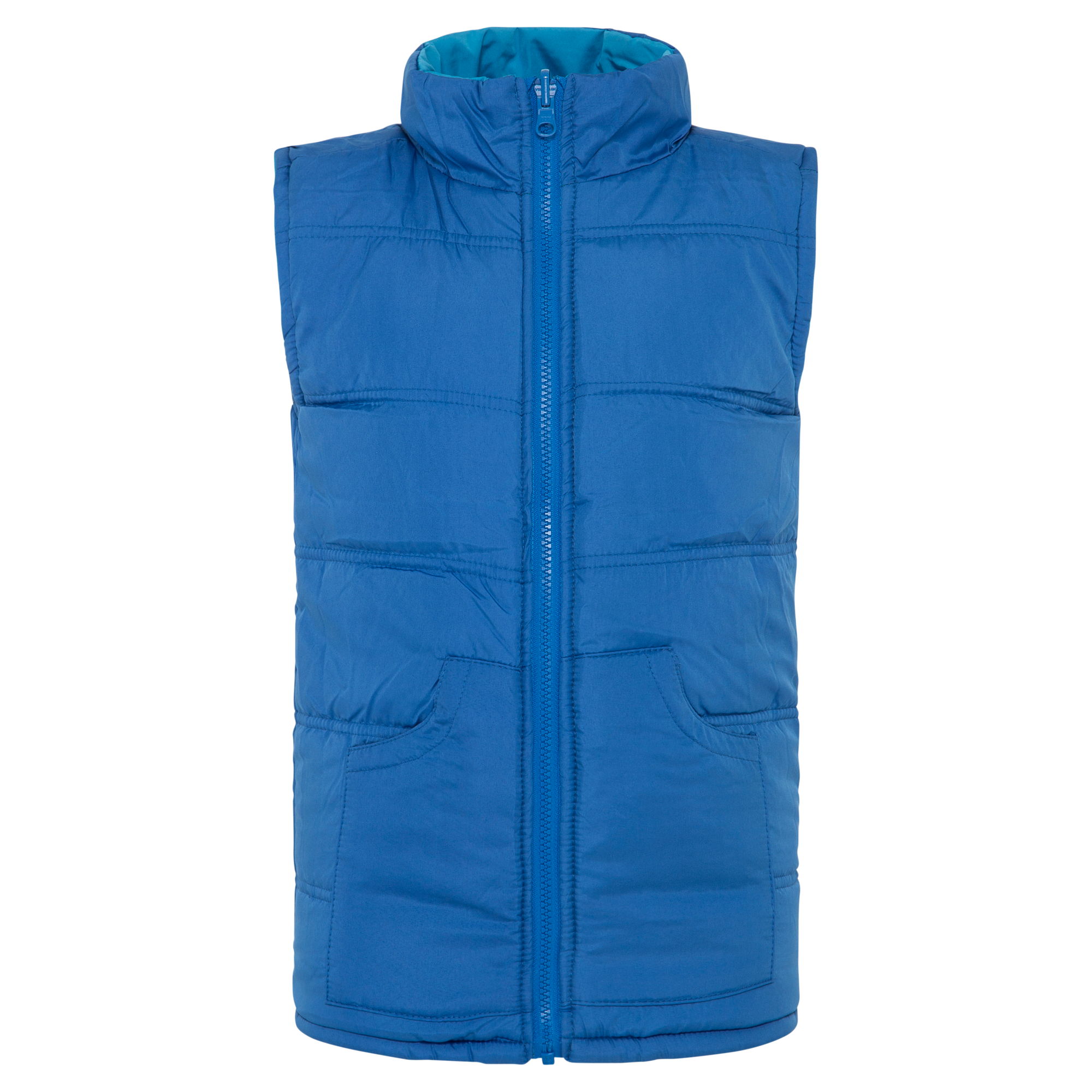 Mill & Hide - French Soda - Kids Reversible Vest - Blue