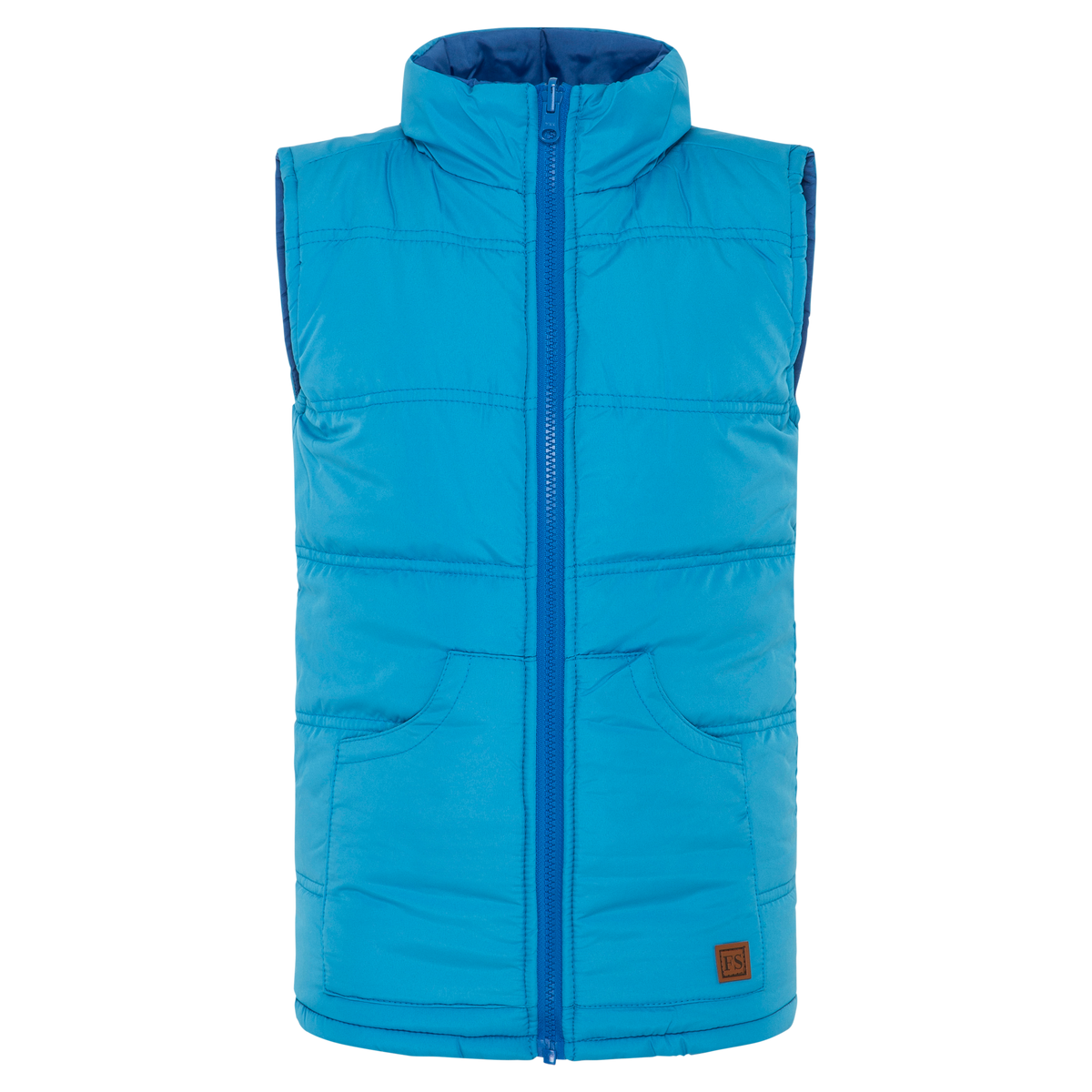 Mill & Hide - French Soda - Kids Reversible Vest - Blue