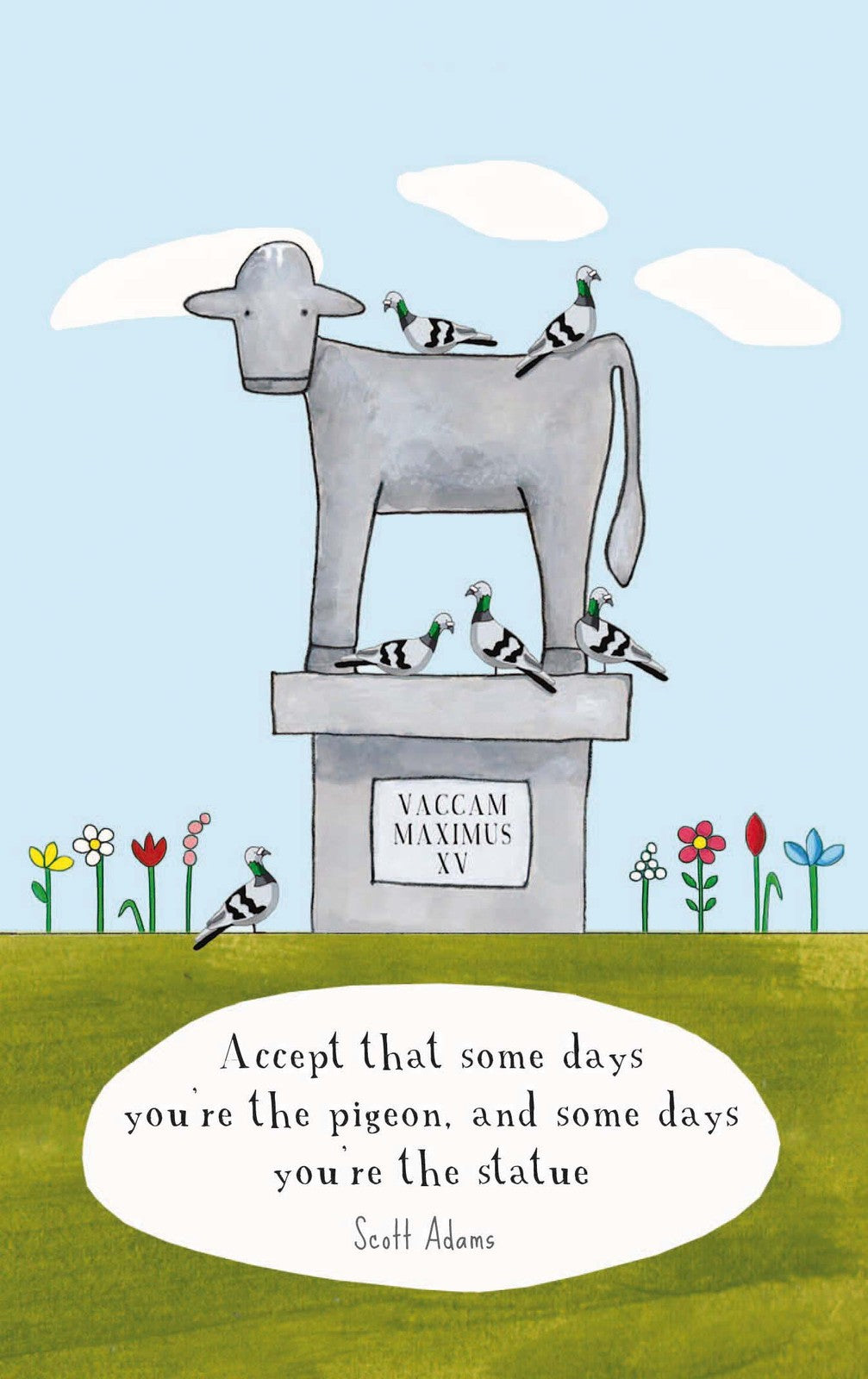 Mill & Hide - Red Tractor Designs - Greeting Card - Statue of Limitations