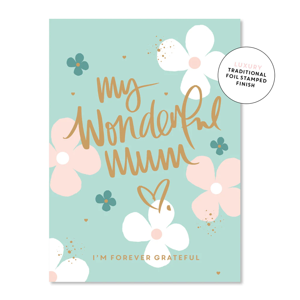 Mill & Hide - Just Smitten - Greeting Card - My Wonderful Mum