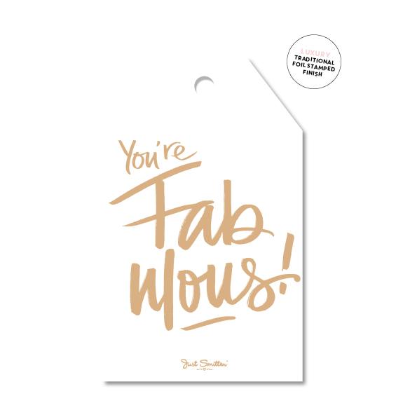 Mill & Hide - Just Smitten - Gift Tag - Your Fabulous