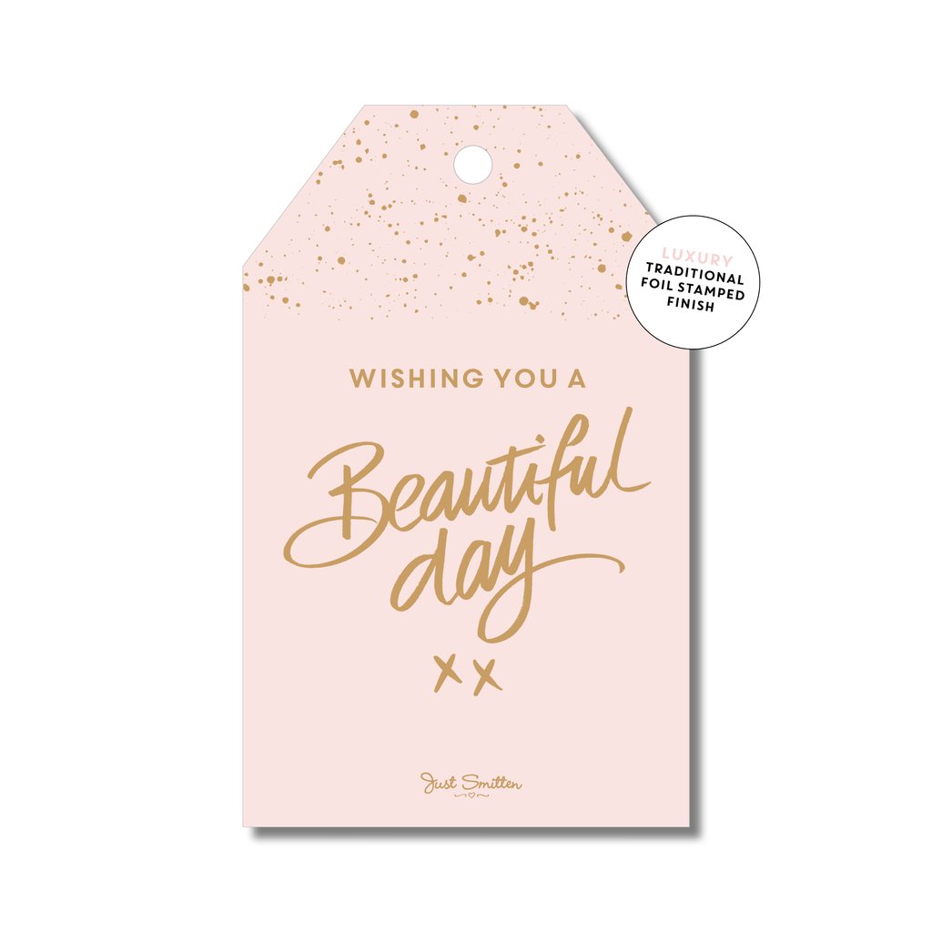 Mill &amp; Hide - Just Smitten - Gift Tag - Beautiful Day