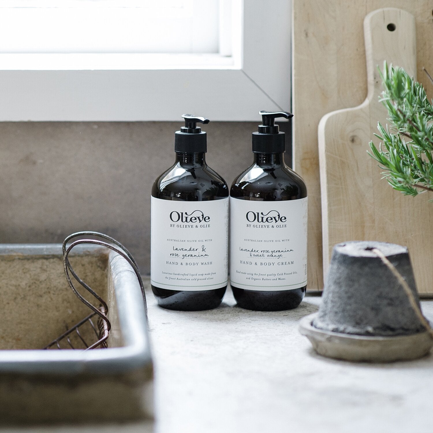 Mill & Hide - Olieve & Olie - Hand & Body Wash - Lavender & Rose Geranium 