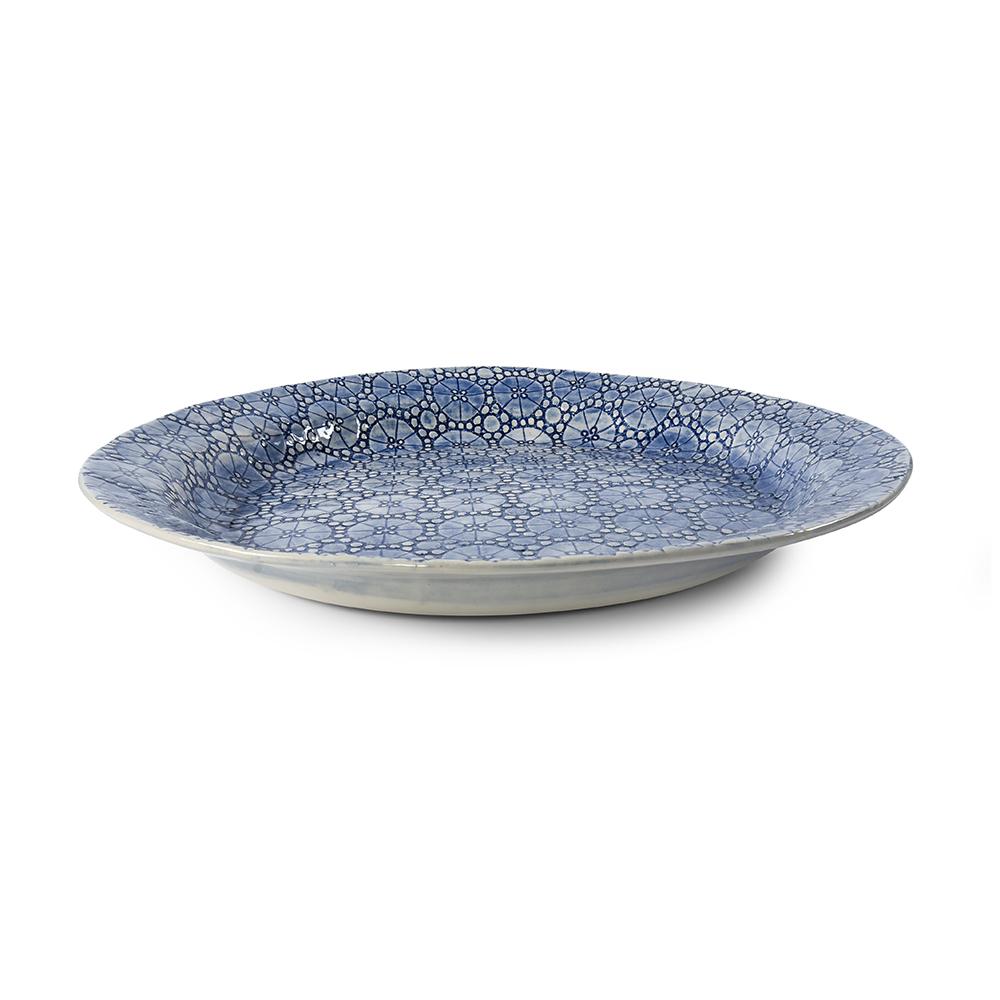 Mill & Hide - Wonki Ware - Mediterranean Platter - Blue Lace