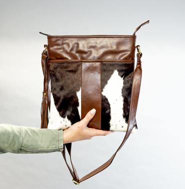 Mill & Hide - Furmoo - Mid Messenger - Brown & White