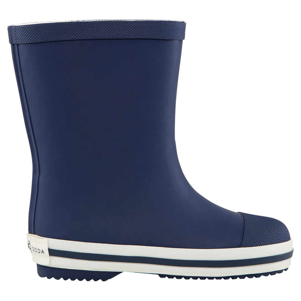 Mill & Hide - French Soda - Kids Rubber Gumboot - Navy