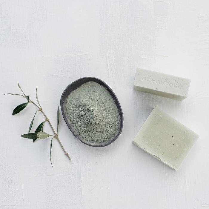 Mill & Hide - Olieve & Olie - 3 Pack Soap - Blue Gum, Cedarwood & Bentonite Clay