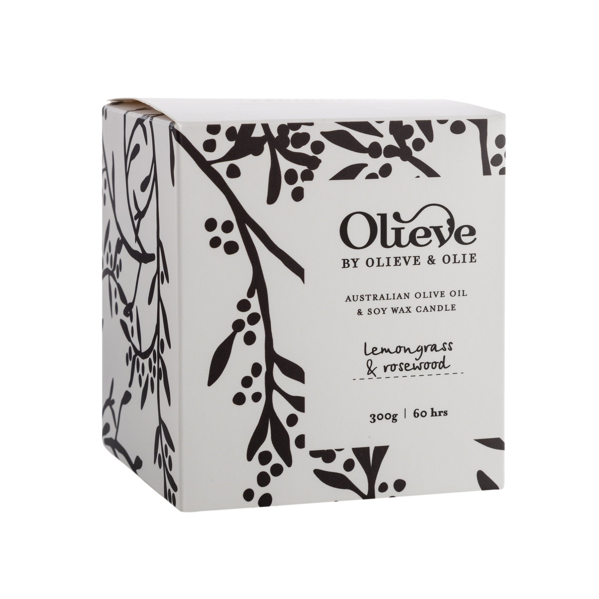 Soy & Olive Oil Candle - Lemongrass & Rosewood