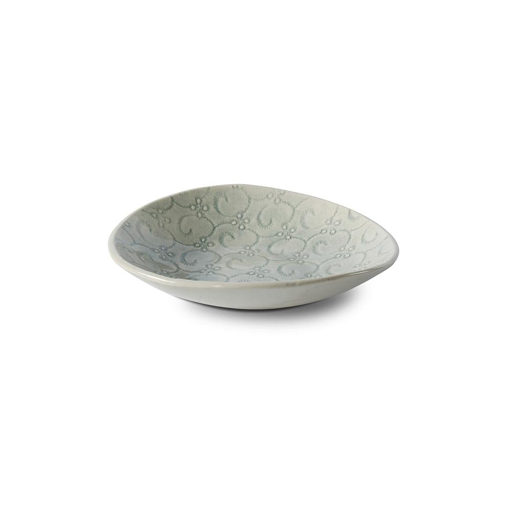 Mill & Hide - Wonki Ware - Salsa Dish - Duck Egg Lace