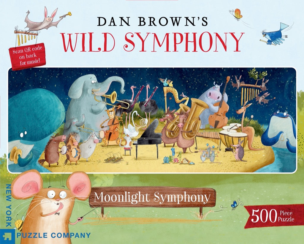 Mill & Hide - Bobangles - NYPC Dan Brown 500 Pc Puzzle - Moonlight Symphony