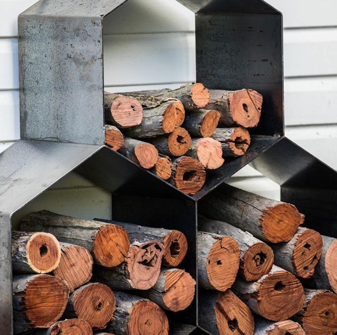Mill & Hide - The Rusty Pot - Wood Stacker