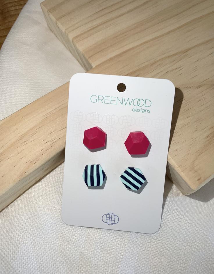 Mill & Hide - Greenwood Designs - Earrings Double Pack