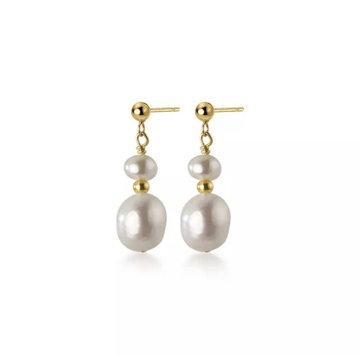 Mill & Hide - Greenwood Designs - Freshwater Pearl Earrings 014